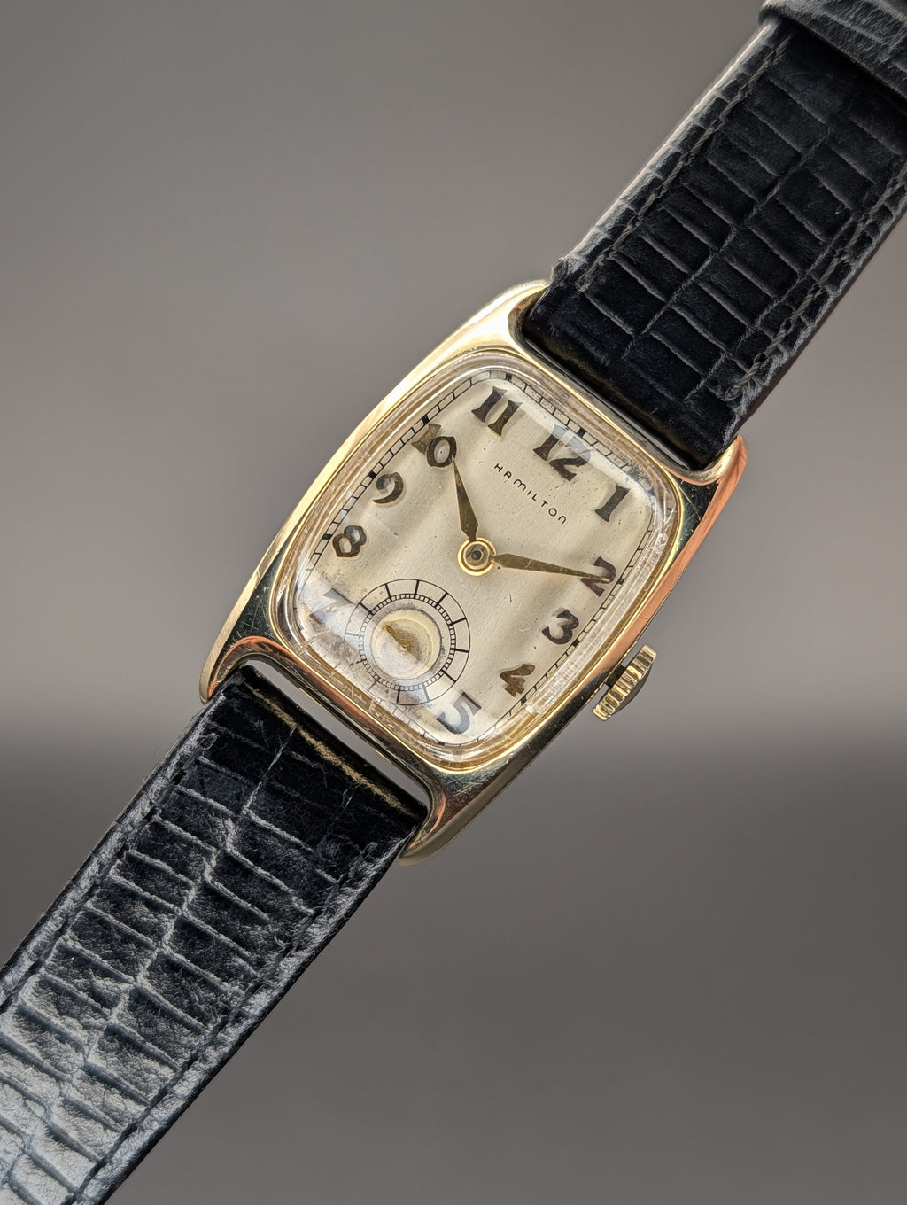 Hamilton Boulton (1940s) "Indiana Jones" Made in USA Mechanical Vintage Watch