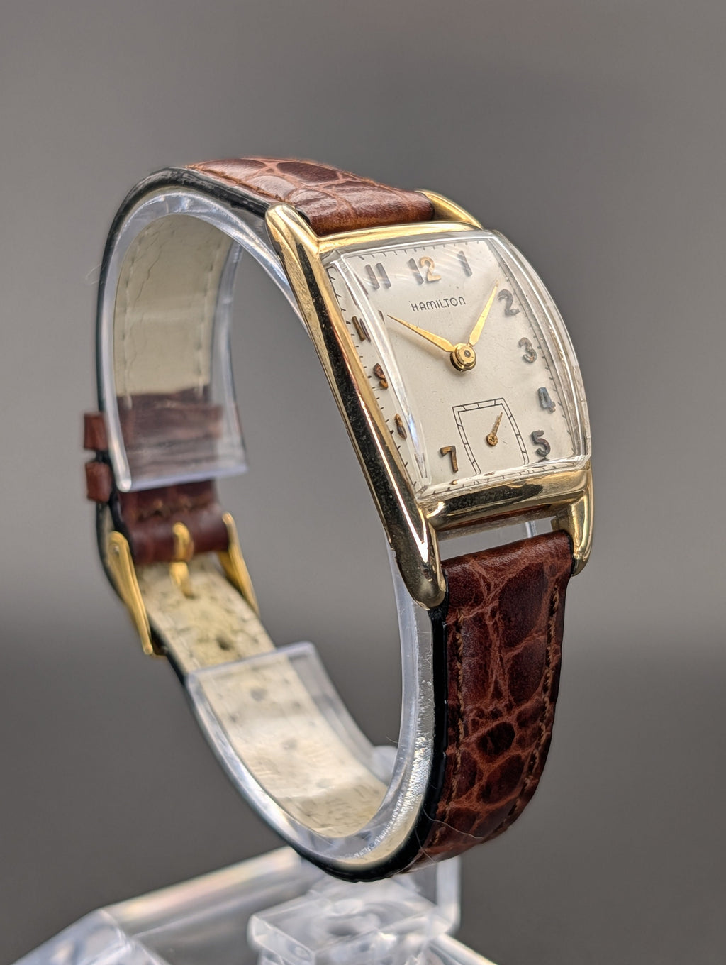 Hamilton Dennis (1930s) Mechanical Vintage Watch in 10k Yellow Gold Filled