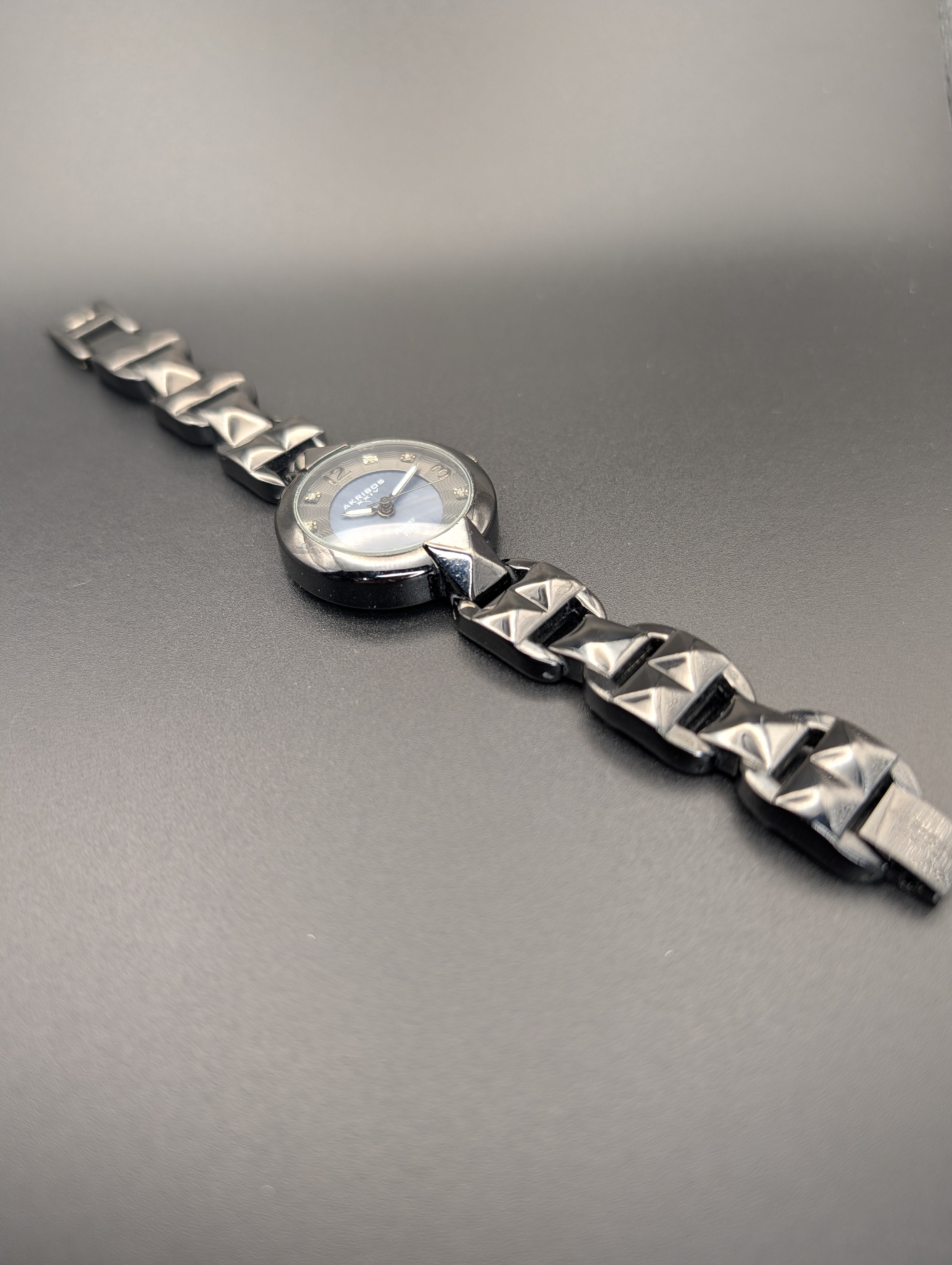 Akribos Diamond and Studs Women's Quartz Watch
