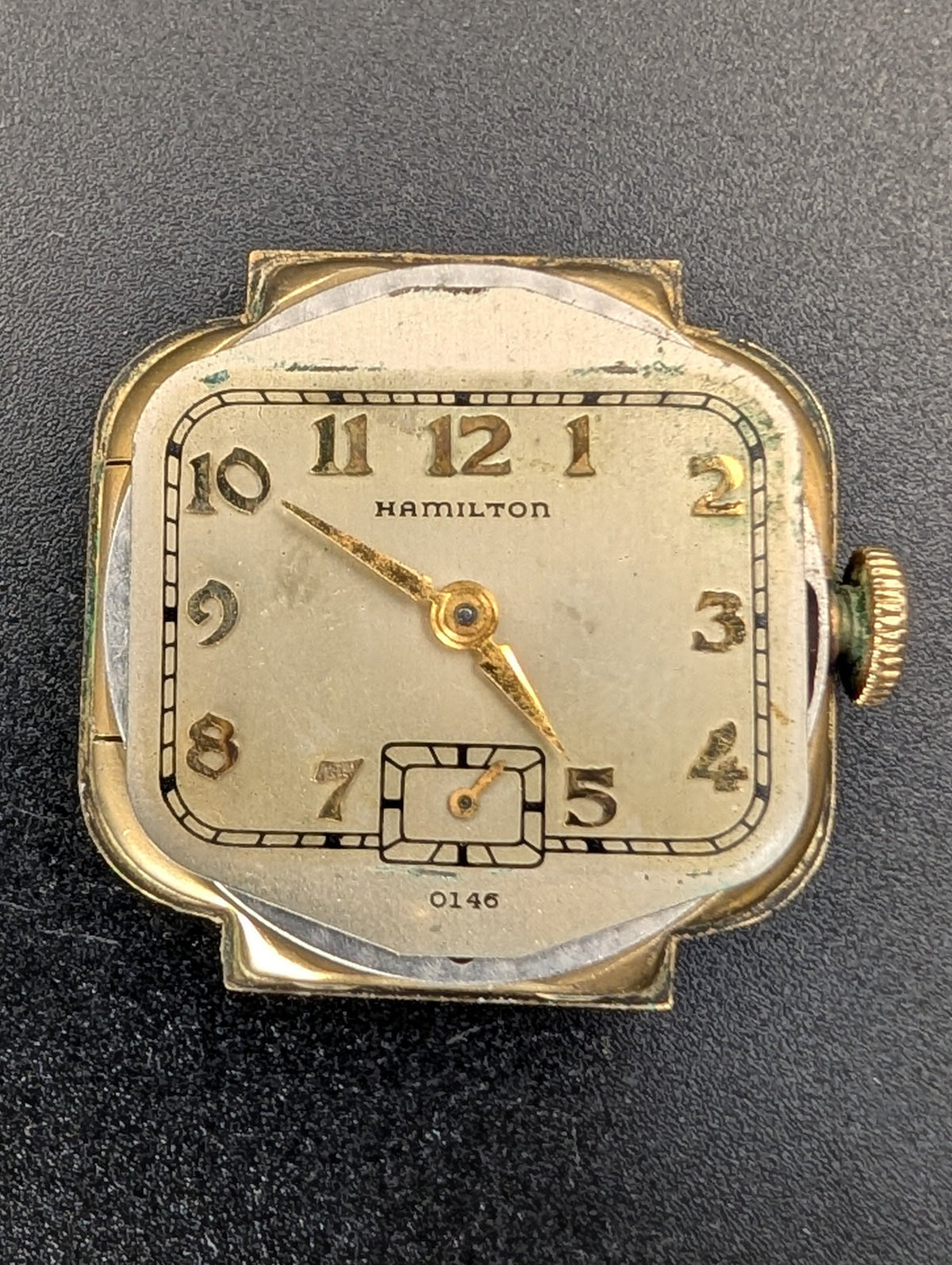 Hamilton Medwick (1939) Vintage Mechanical Watch in 10k Gold Filled Case