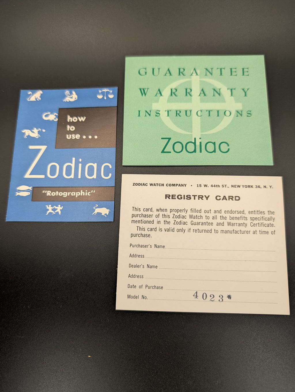 Zodiac Rotographic (1959) Automatic Vintage Watch