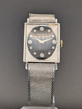 Longines Tuxedo (1960s) Diamond Dial Mechanical Vintage Watch in 10k White Gold Filled