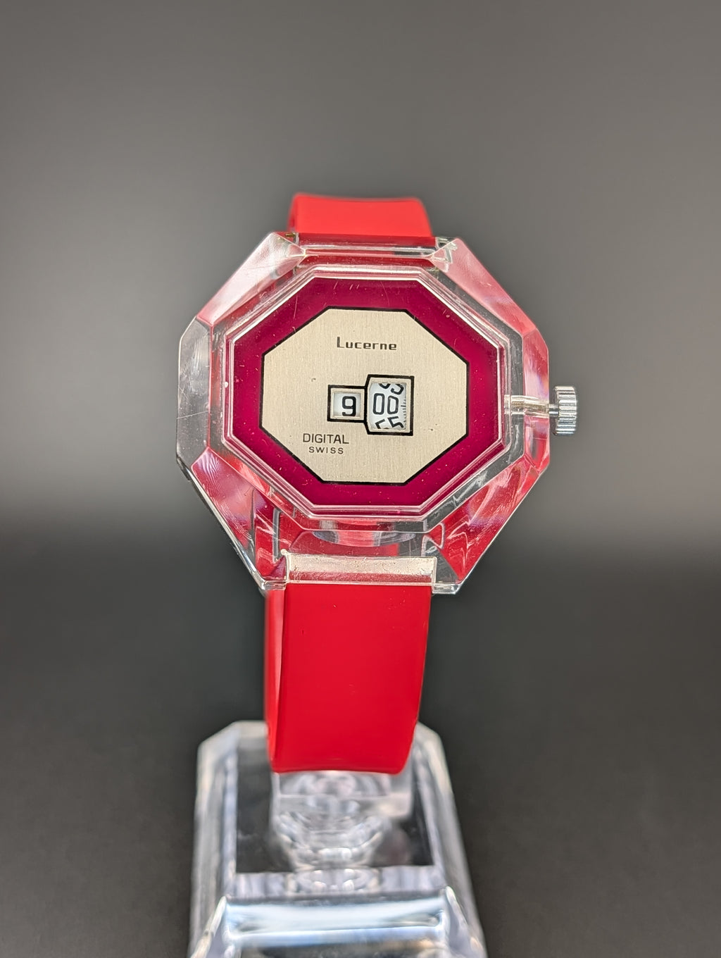 Lucerne Jump Hour Mechanical Vintage Watch