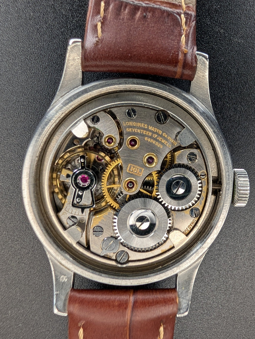 Longines Sei Tacche (1942) Mechanical Vintage Watch w/ Small Seconds