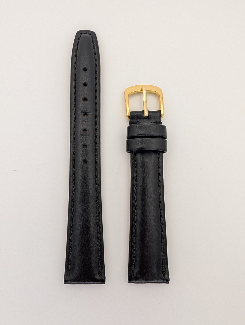 Hadley Roma Genuine Leather Strap (17mm) Padded Stitch