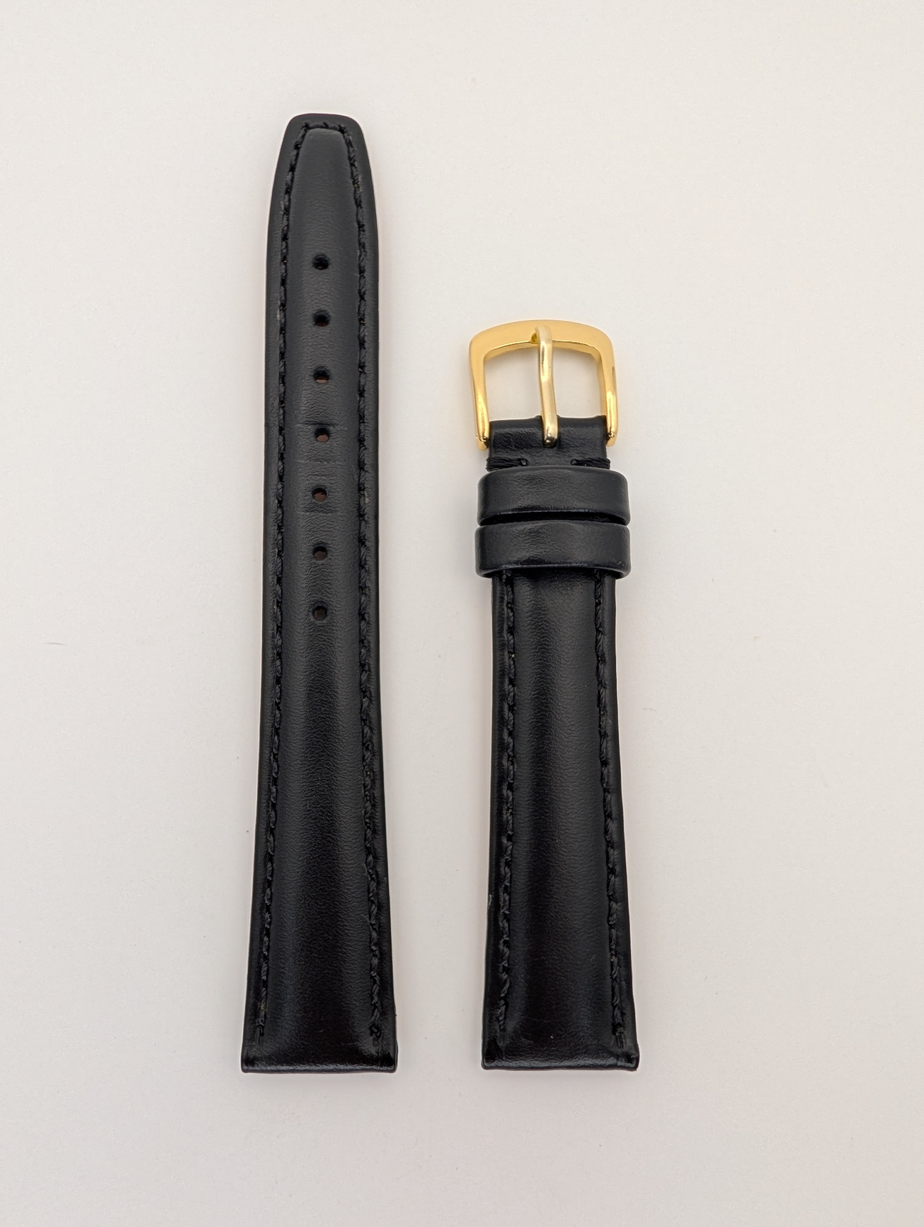 Hadley Roma Genuine Leather Strap (17mm) Padded Stitch