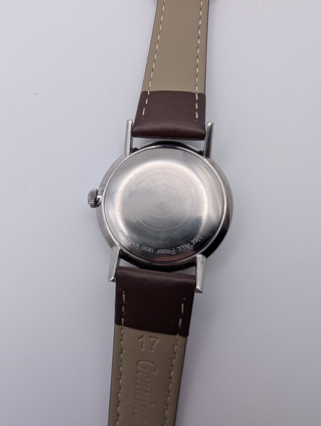 Wittnauer Small Seconds Mechanical Vintage Watch in Stainless Steel