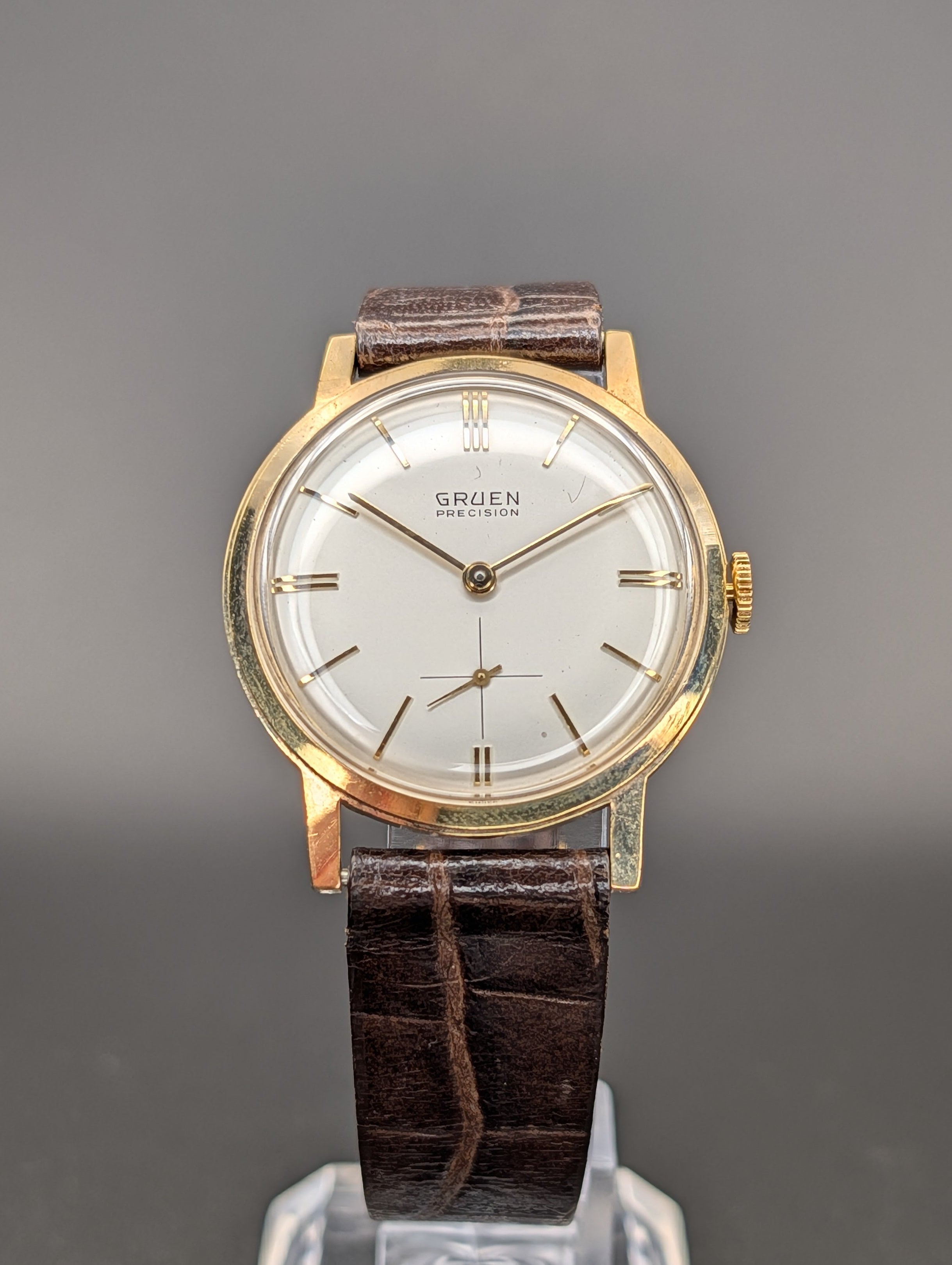 Gruen Precision "James Bond" (1960s) Mechanical Watch w/ Small Seconds