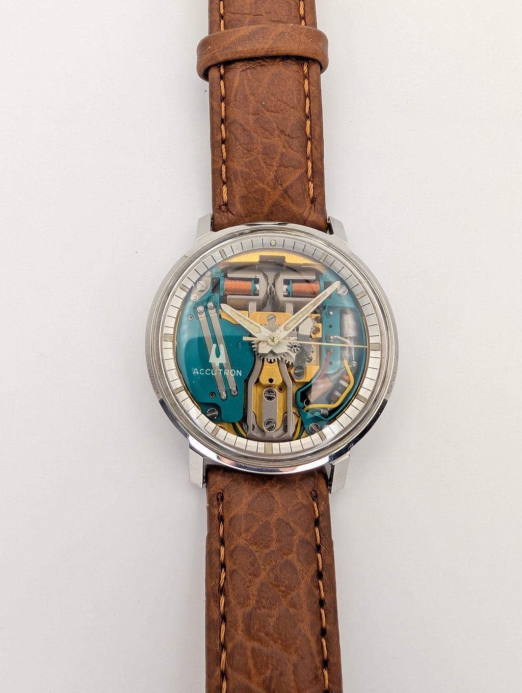 Accutron Spaceview (1970) Vintage Watch w/ Tuning Fork Movement