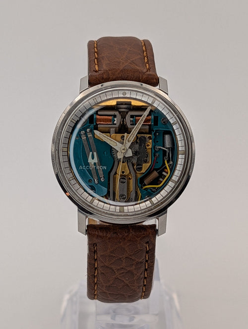 Accutron Spaceview (1970) Vintage Watch w/ Tuning Fork Movement