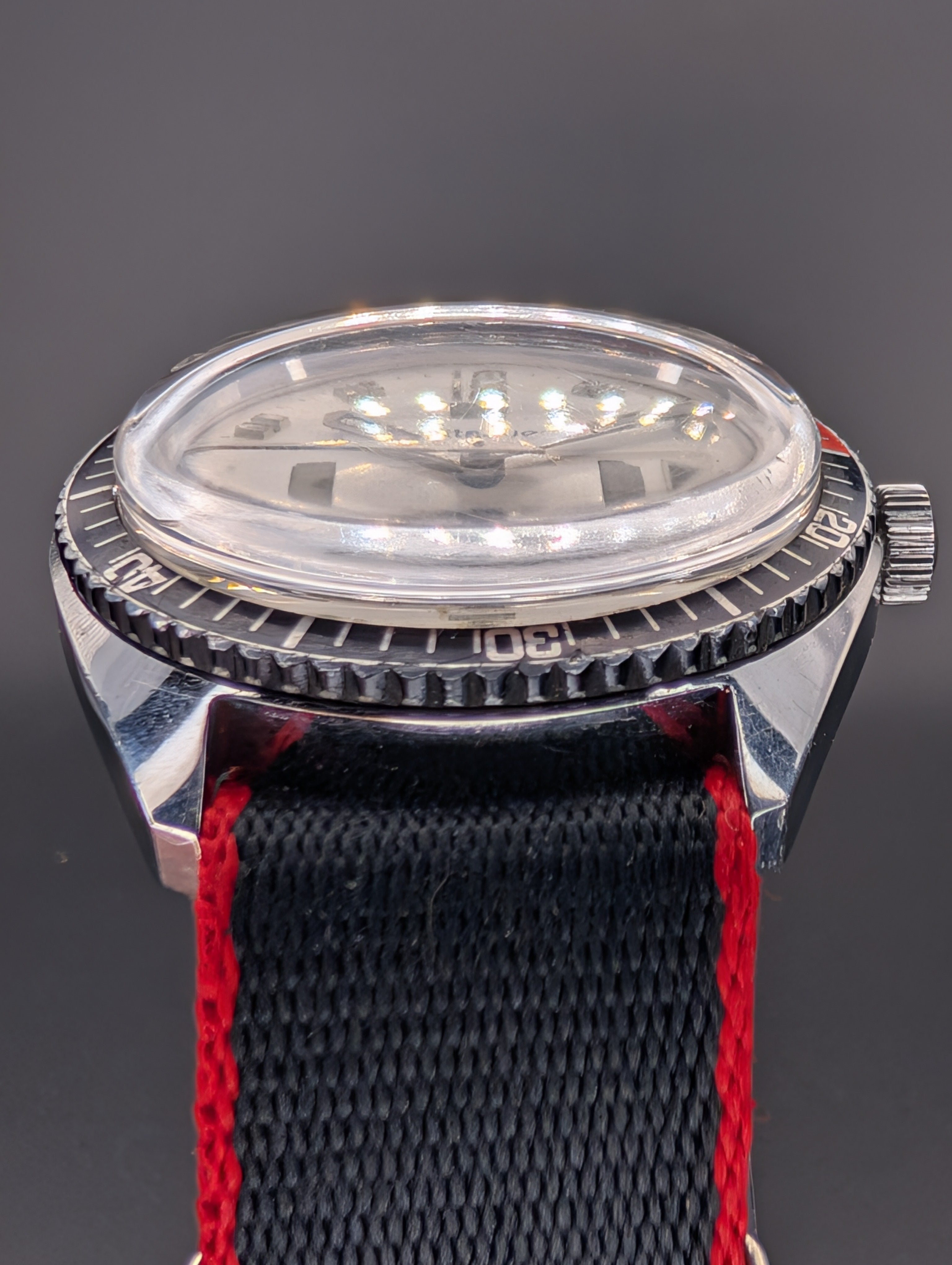 Wittnauer Diver (1980s) Mechanical Vintage Watch w/ "Coke" Bezel