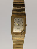 Oscar de la Renta Gold Tone Quartz Watch