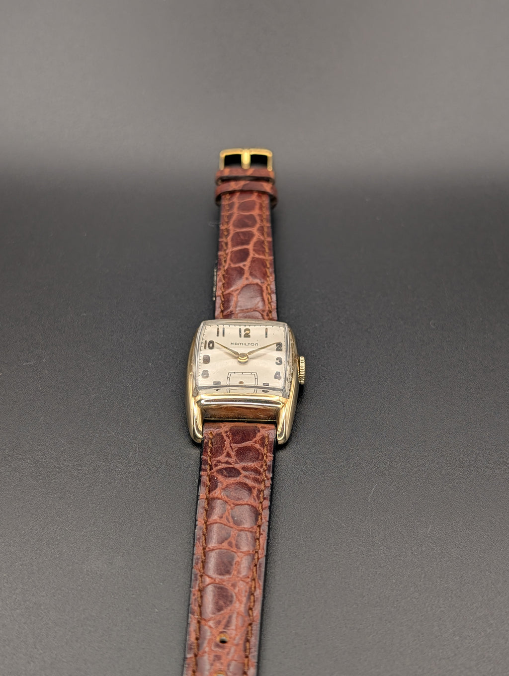 Hamilton Dennis (1930s) Mechanical Vintage Watch in 10k Yellow Gold Filled