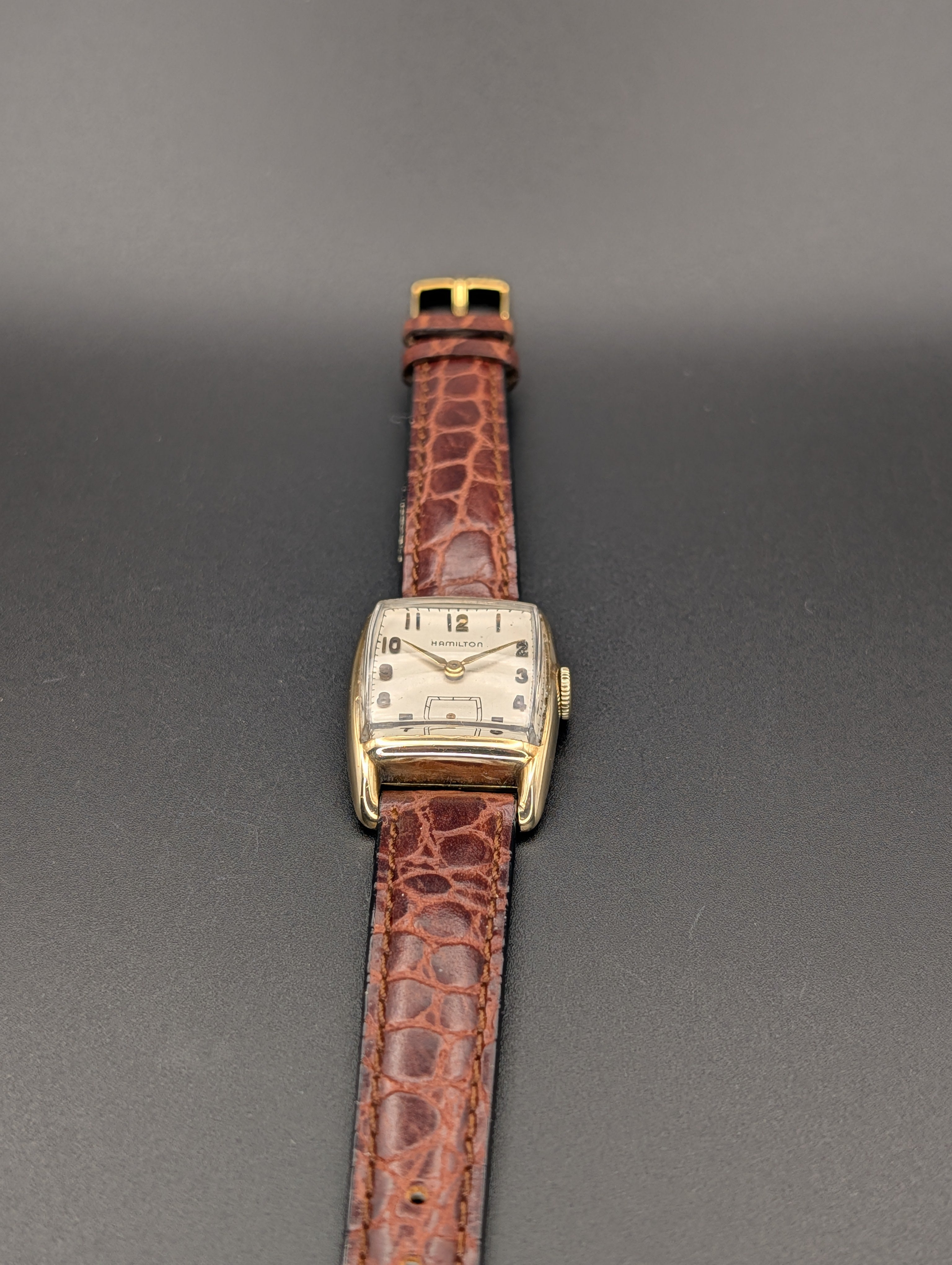 Hamilton Dennis (1930s) Mechanical Vintage Watch in 10k Yellow Gold Filled