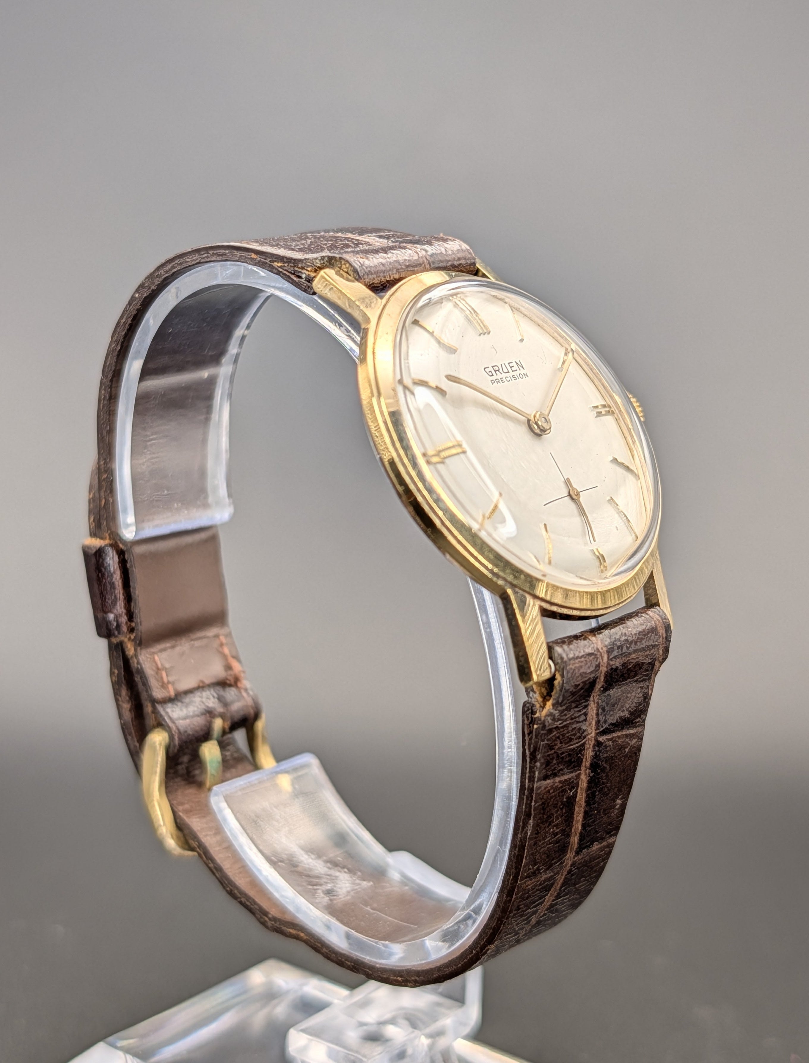 Gruen Precision "James Bond" (1960s) Mechanical Watch w/ Small Seconds