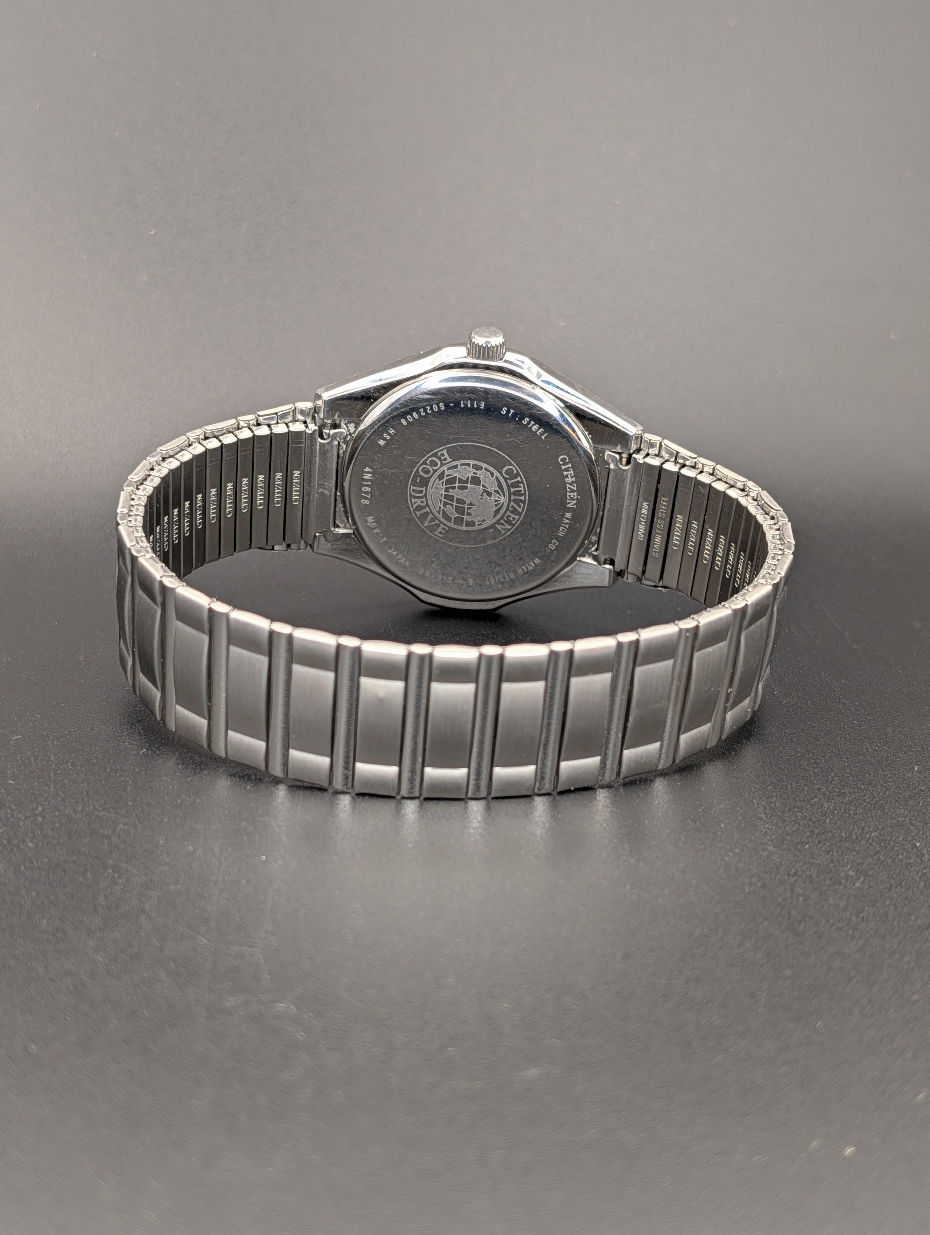 Citizen Eco Drive Solar Quartz Watch in Stainless Steel ref. E111-S022908