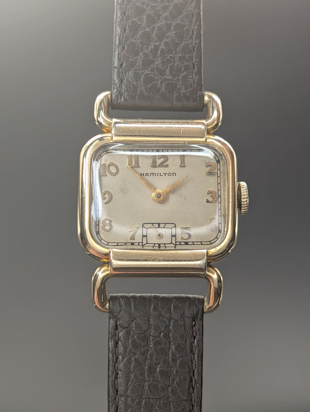 Hamilton Medwick (1939) Vintage Mechanical Watch in 10k Gold Filled Case