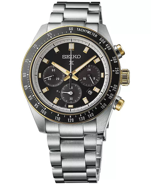 Seiko Prospex Speedtimer Solar Chronograph Watch in Two Tone Stainless Steel ref. SSC941 *New in Box*