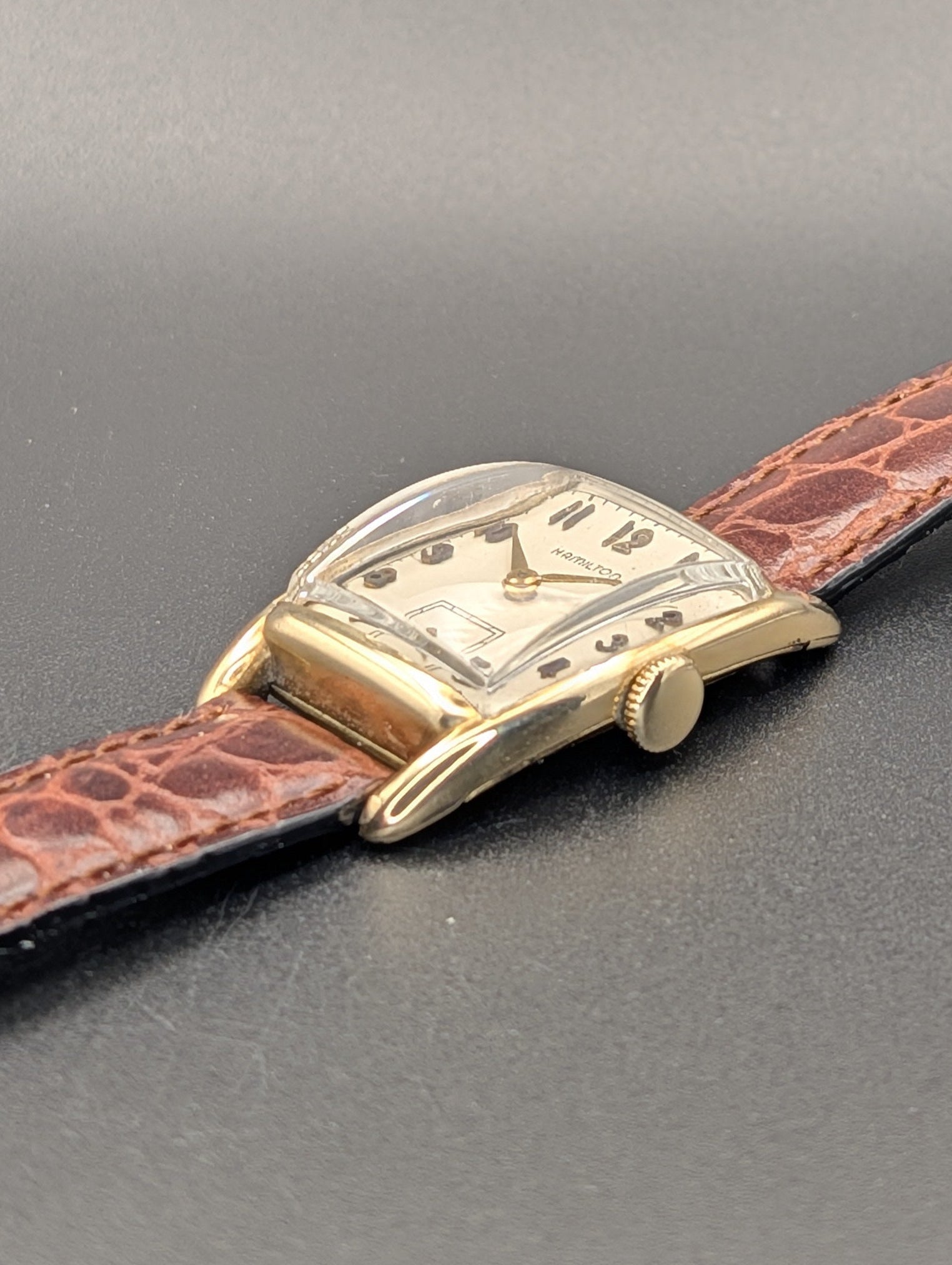 Hamilton Dennis (1930s) Mechanical Vintage Watch in 10k Yellow Gold Filled