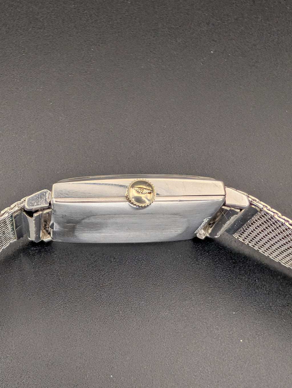 Longines Tuxedo (1960s) Diamond Dial Mechanical Vintage Watch in 10k White Gold Filled