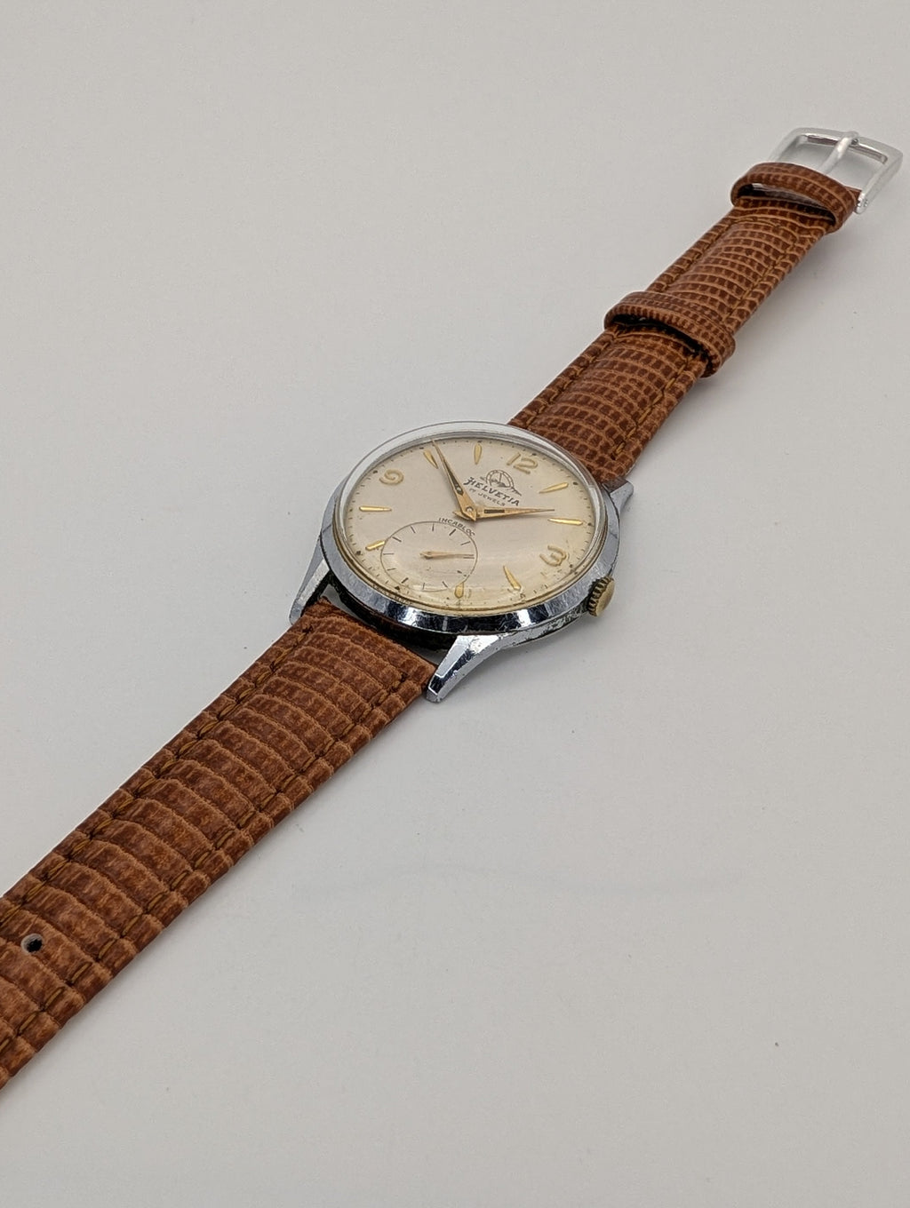 Helvetia Swiss Made Vintage Mechanical Watch