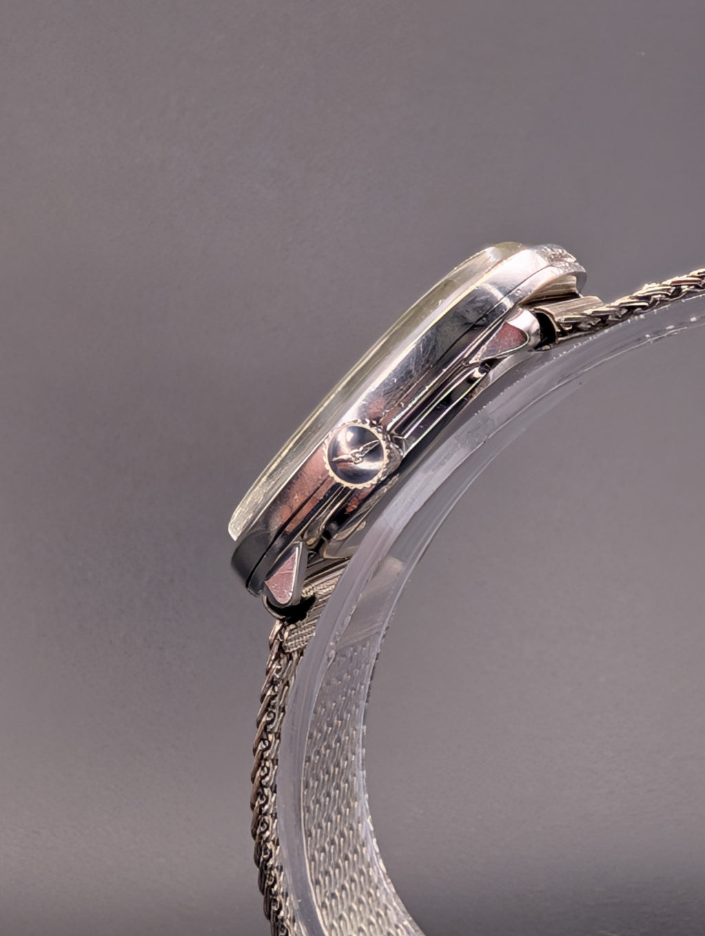Longines Ellipse (1960s) Mechanical Vintage Watch w/ Diamond Accent Dial in 10k White Gold Filled Case