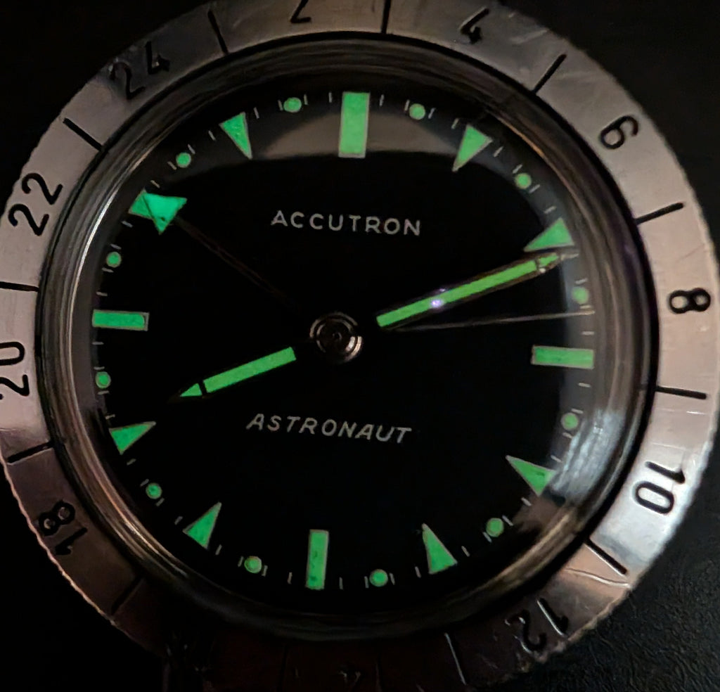 Accutron Astronaut (1974) GMT Vintage Watch w/ Tuning Fork Movement