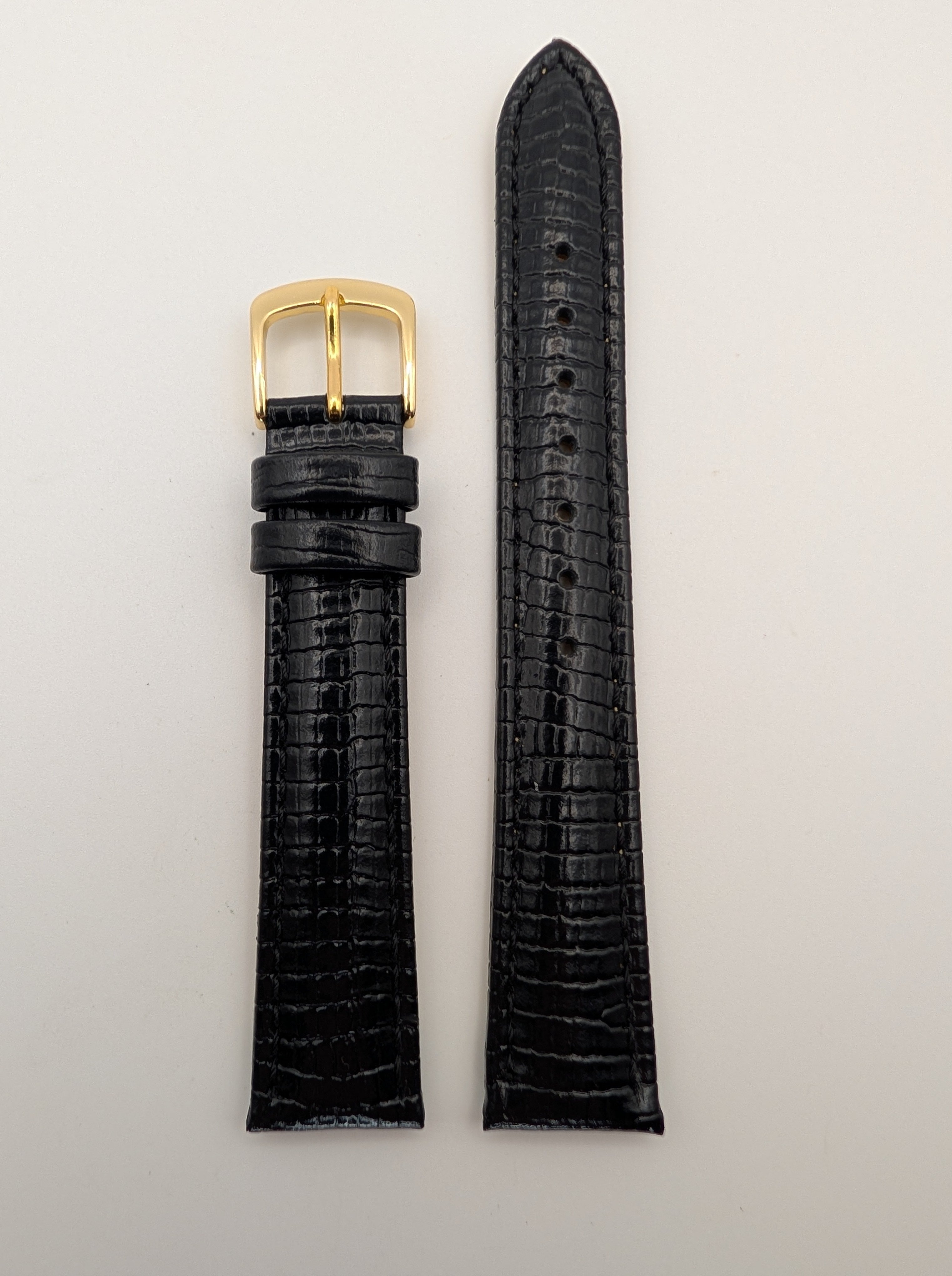 Hadley Roma Genuine Leather Strap (17mm) Lizard Grain
