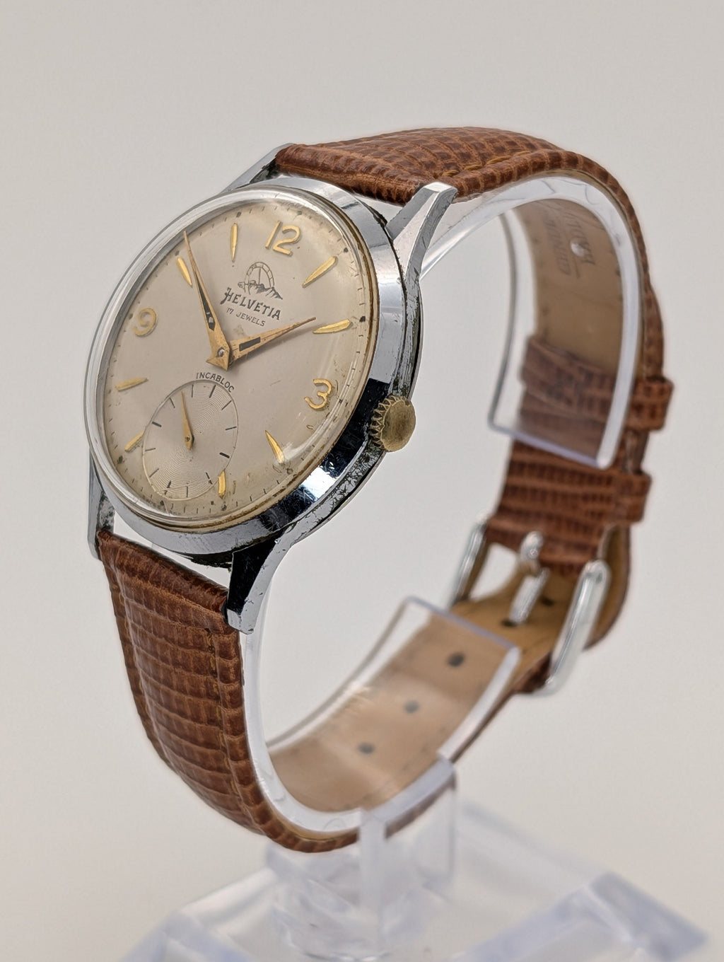 Helvetia Swiss Made Vintage Mechanical Watch