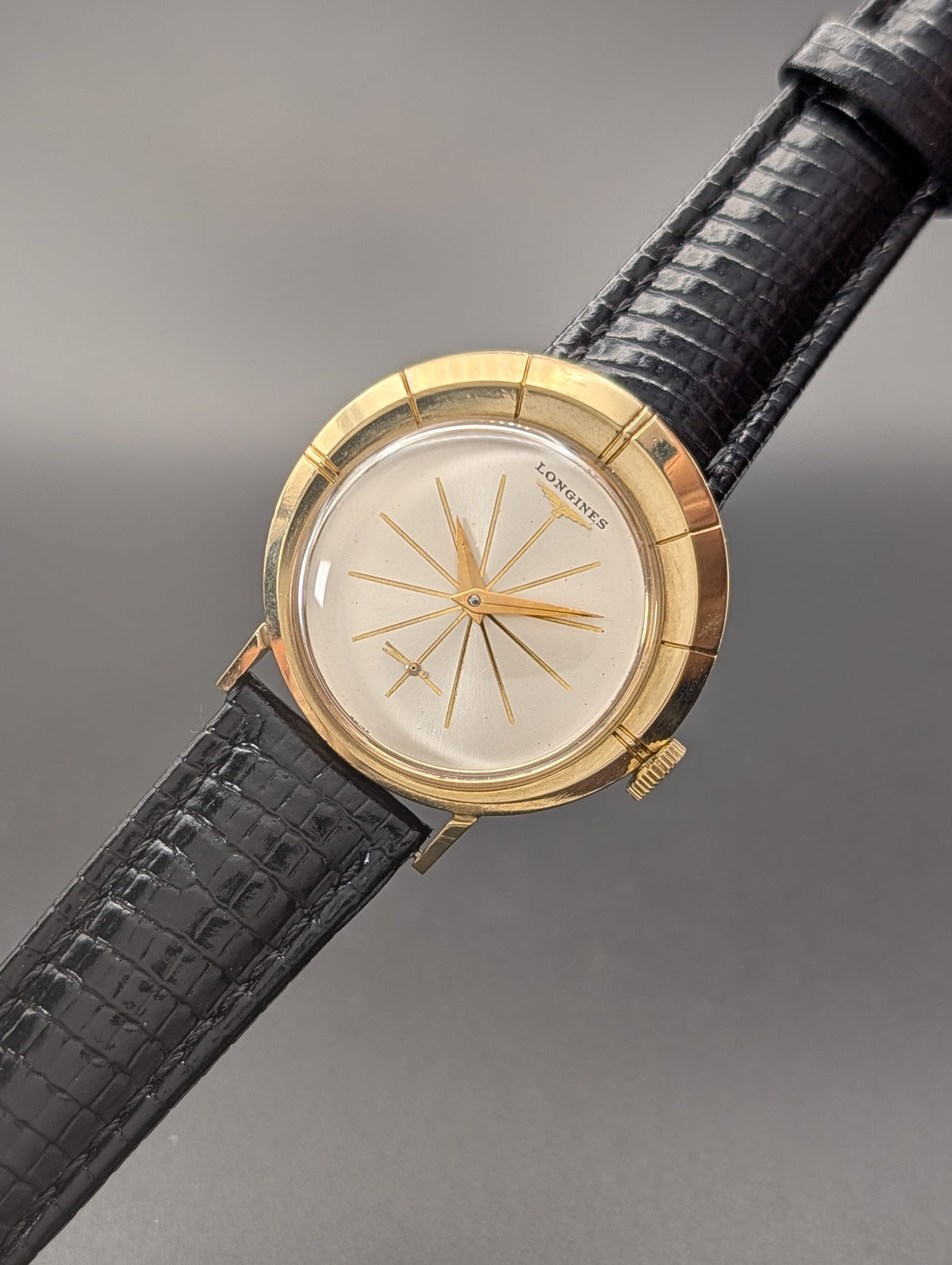 Longines Vintage Asymmetrical Mechanical Watch in 10k Gold Filled Mid-century Case