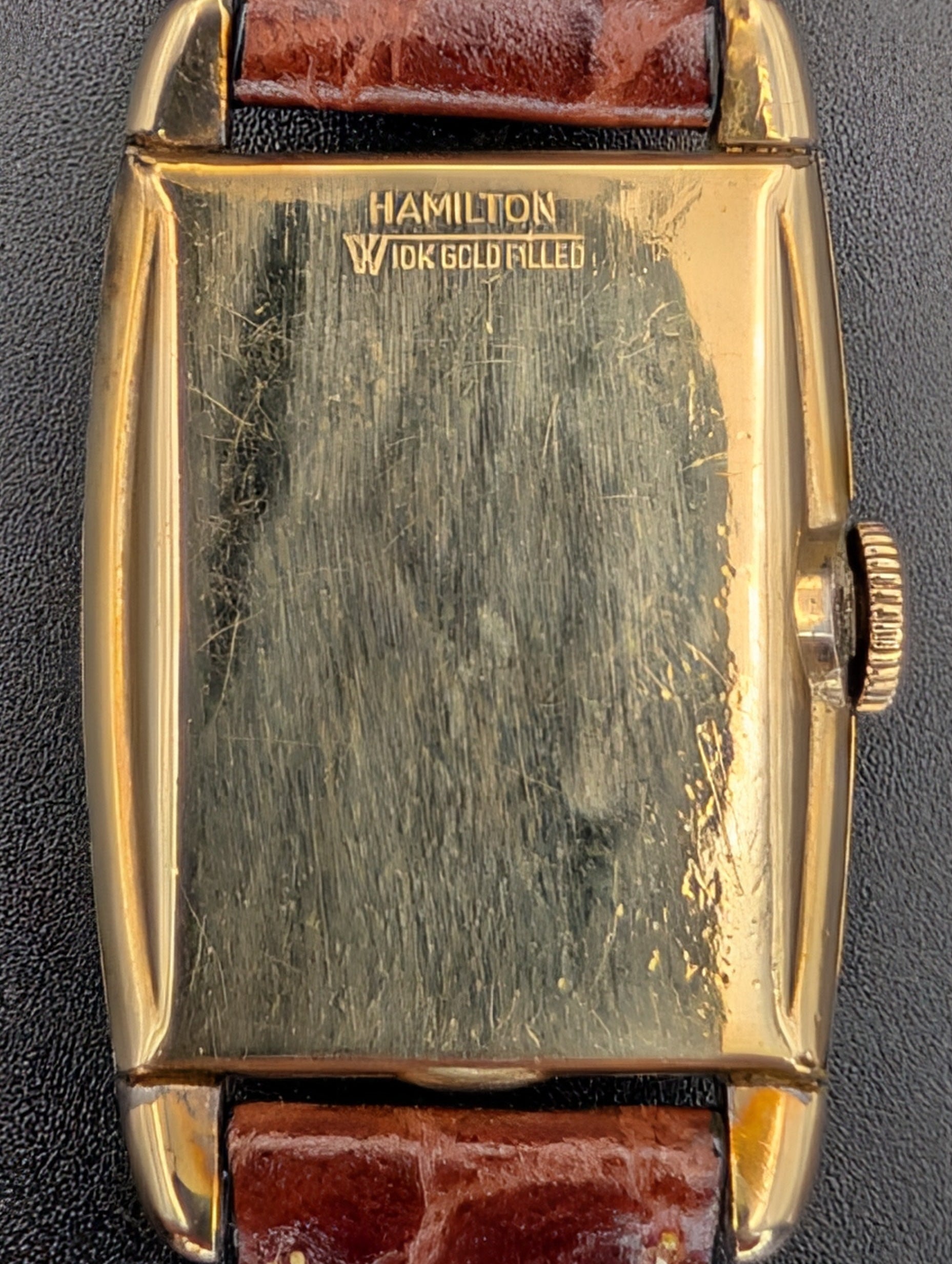 Hamilton Dennis (1930s) Mechanical Vintage Watch in 10k Yellow Gold Filled