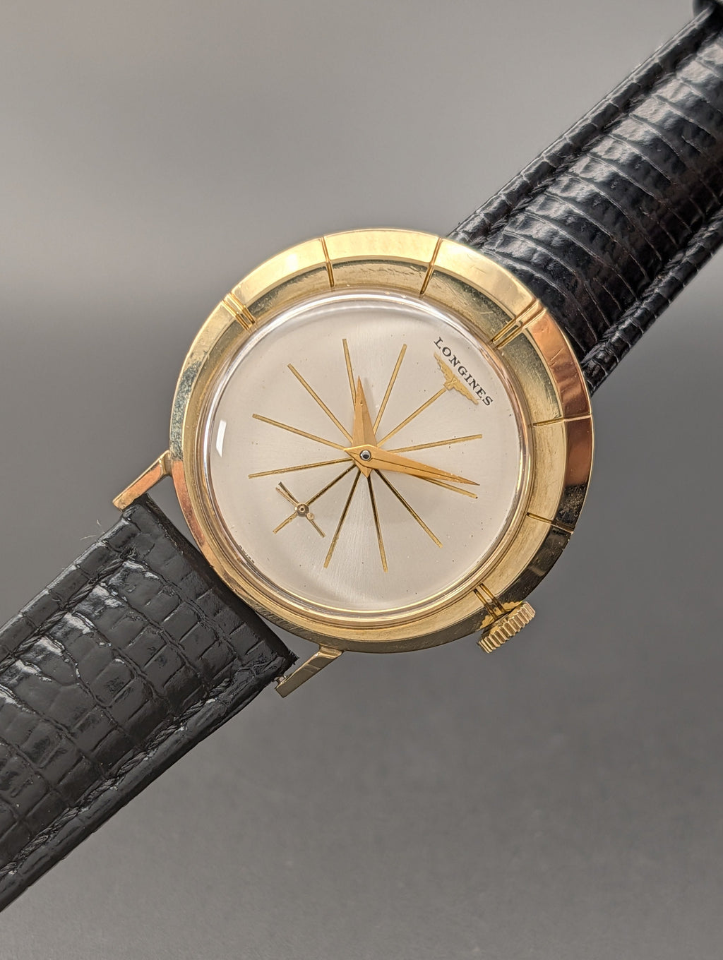 Longines Vintage Asymmetrical Mechanical Watch in 10k Gold Filled Mid-century Case