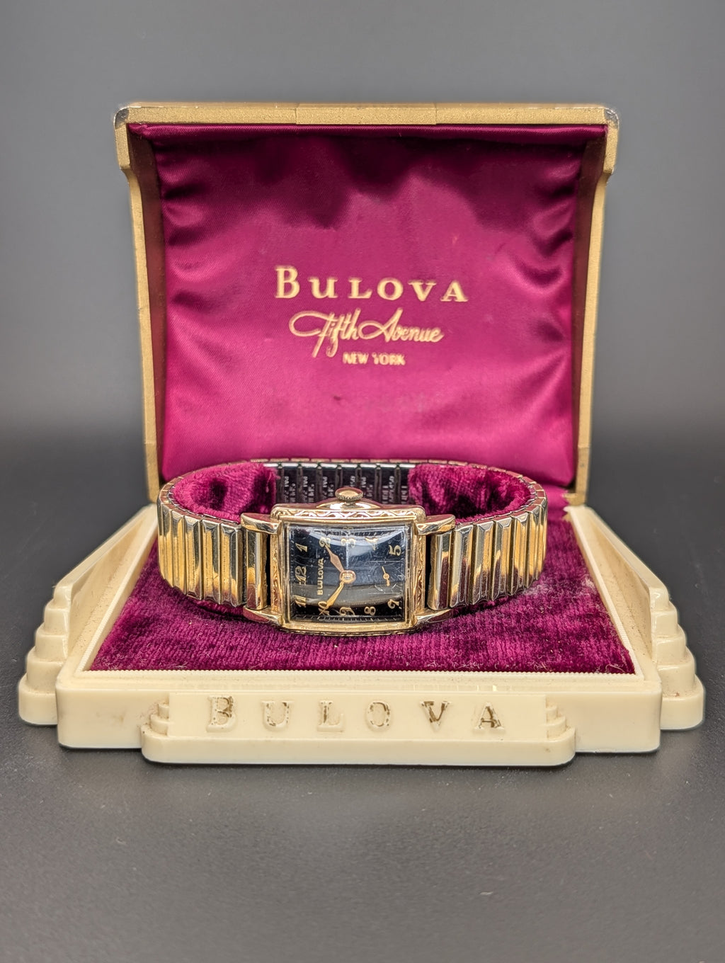 Bulova Evening Star (1951) Vintage Art Deco 10k Rolled Gold Watch