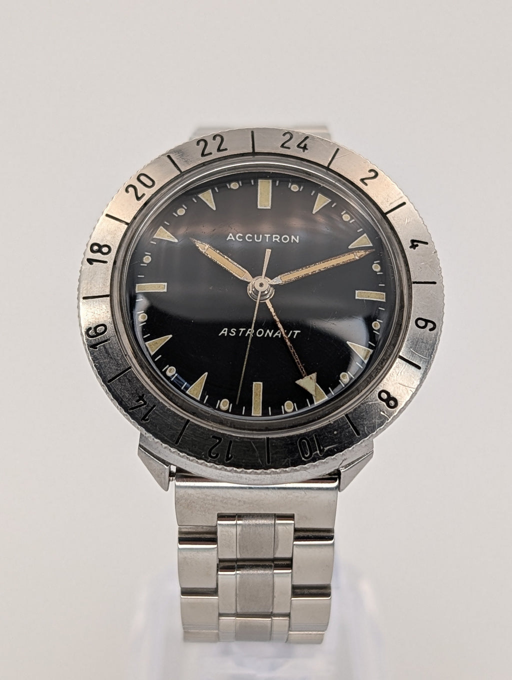 Accutron Astronaut (1974) GMT Vintage Watch w/ Tuning Fork Movement