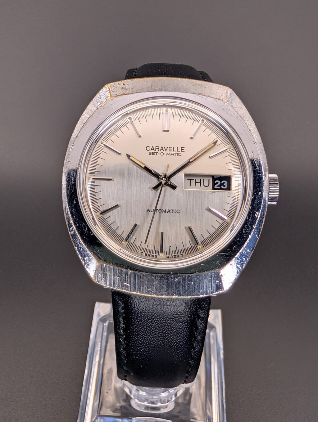 Caravelle Set-o-Matic (1975) Swiss Made Automatic Vintage Watch