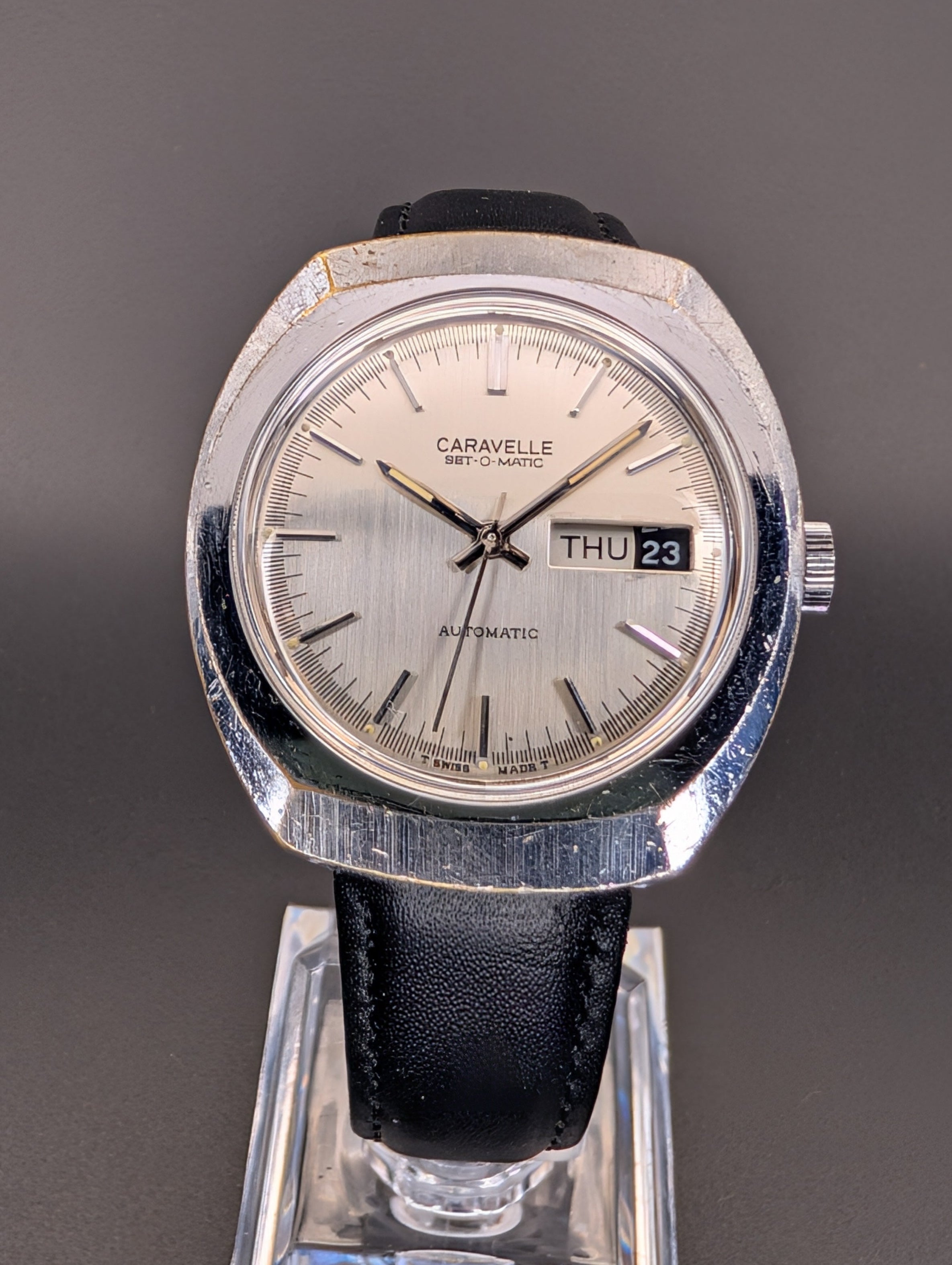 Caravelle Set-o-Matic (1975) Swiss Made Automatic Vintage Watch