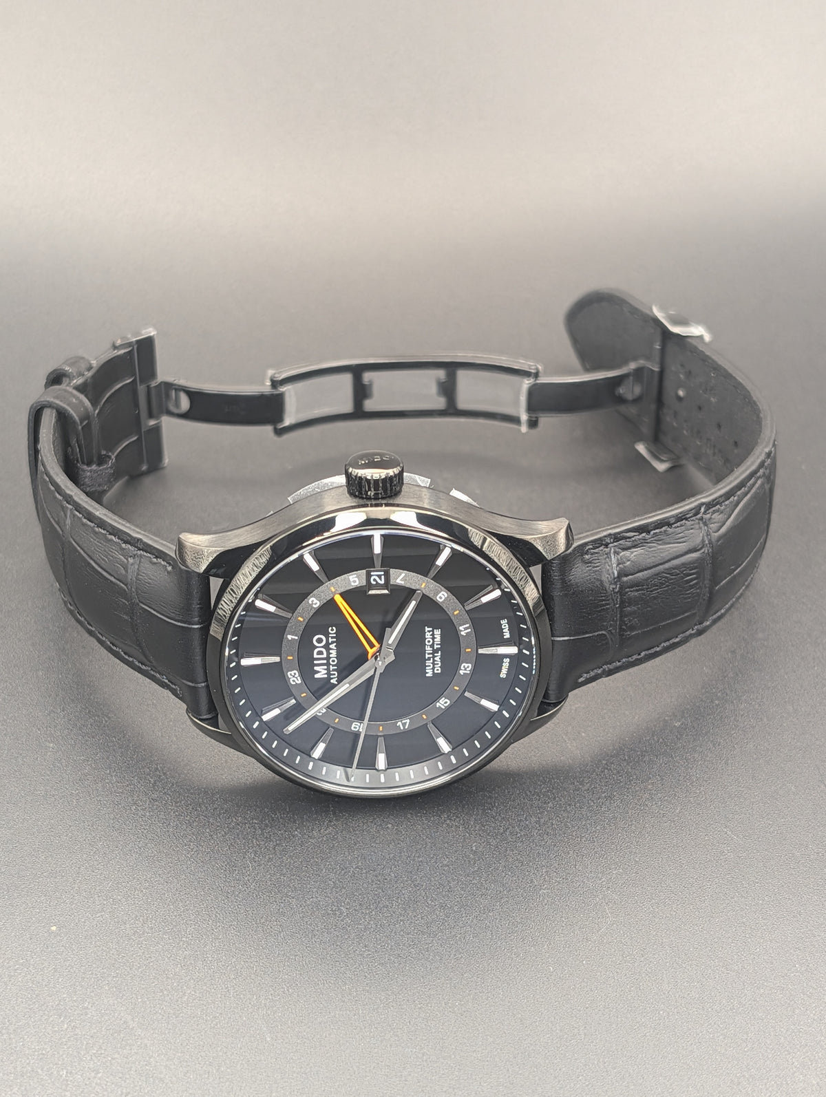 Mido Multifort Dual Time GMT Automatic Watch ref. MO38429 *New in Box*
