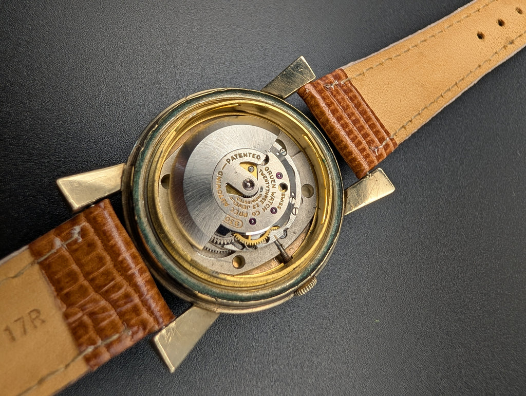 Gruen Continental (1958) Automatic Vintage Watch in 10k Yellow Gold Filled