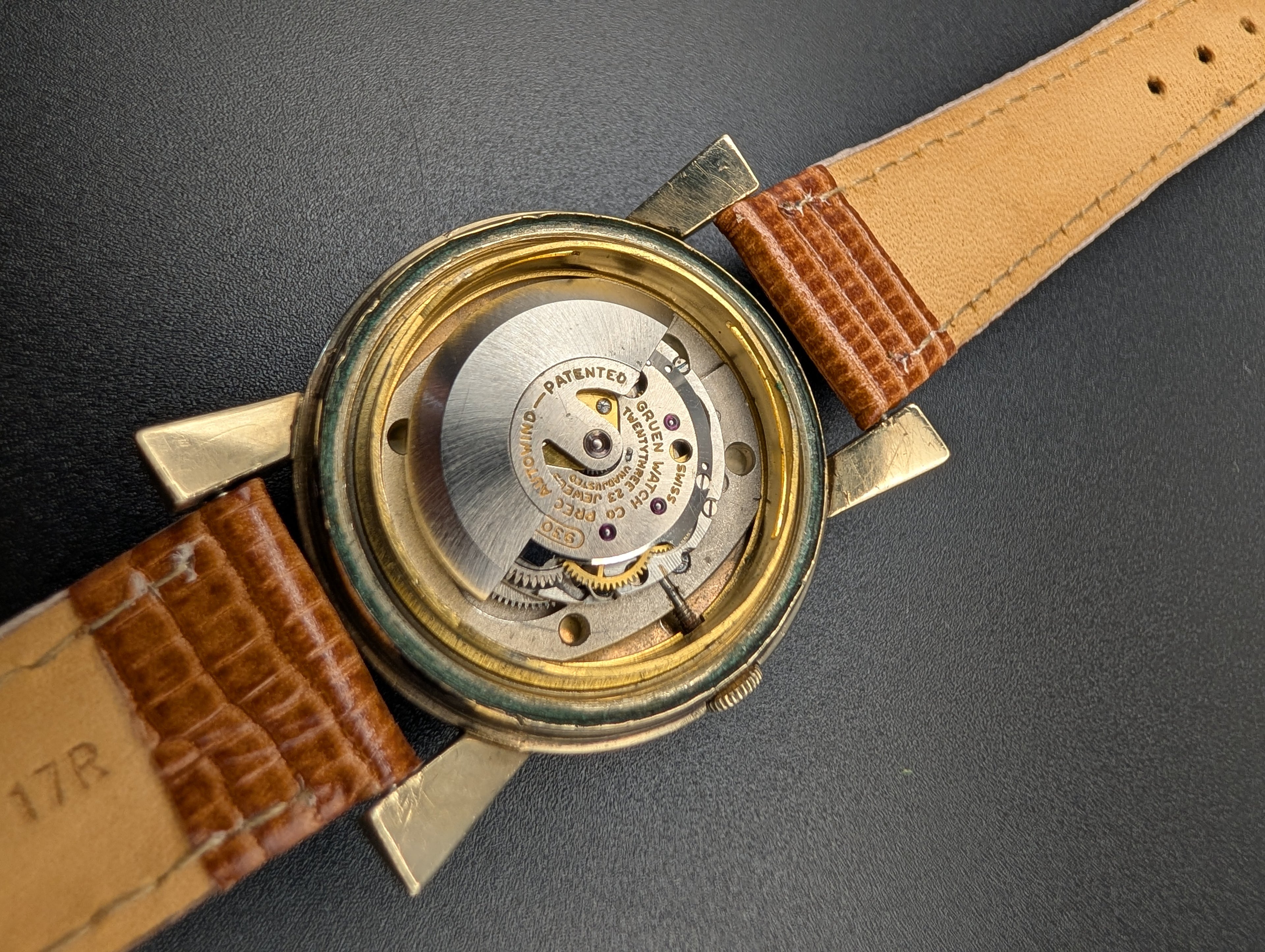 Gruen Continental (1958) Automatic Vintage Watch in 10k Yellow Gold Filled