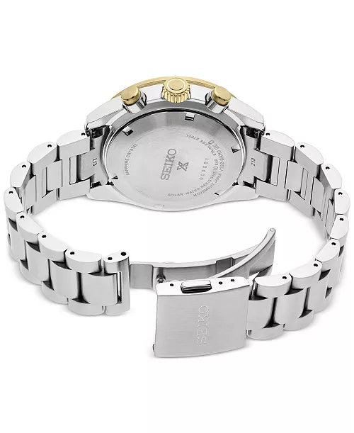 Seiko Prospex Speedtimer Solar Chronograph Watch in Two Tone Stainless Steel ref. SSC941 *New in Box*
