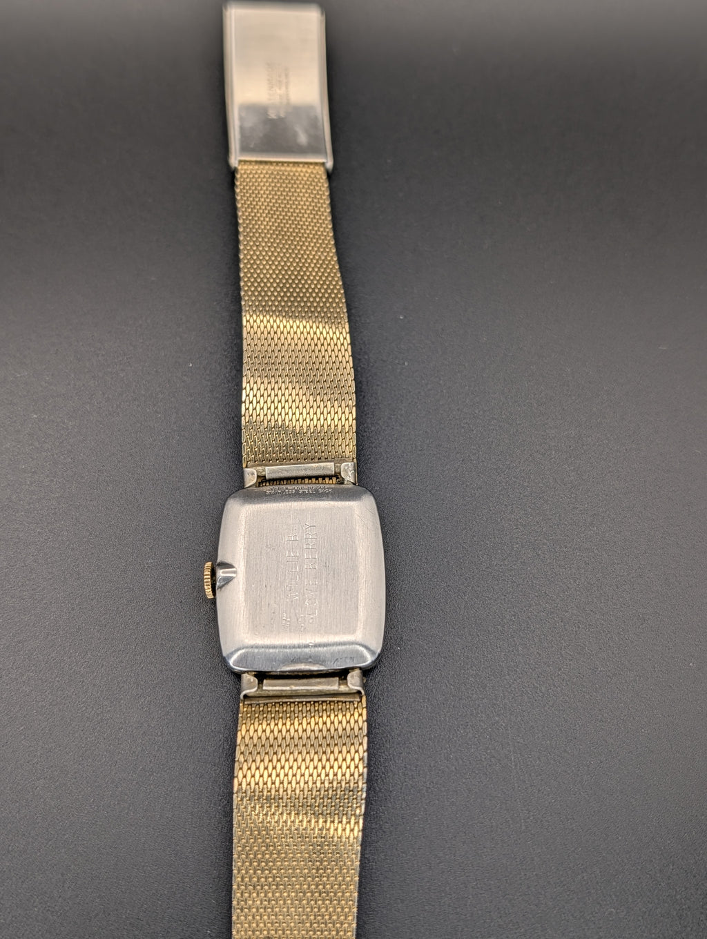 Wittnauer (1960s) Diamond Dial Mechanical Vintage Watch in 10k Yellow Gold Filled