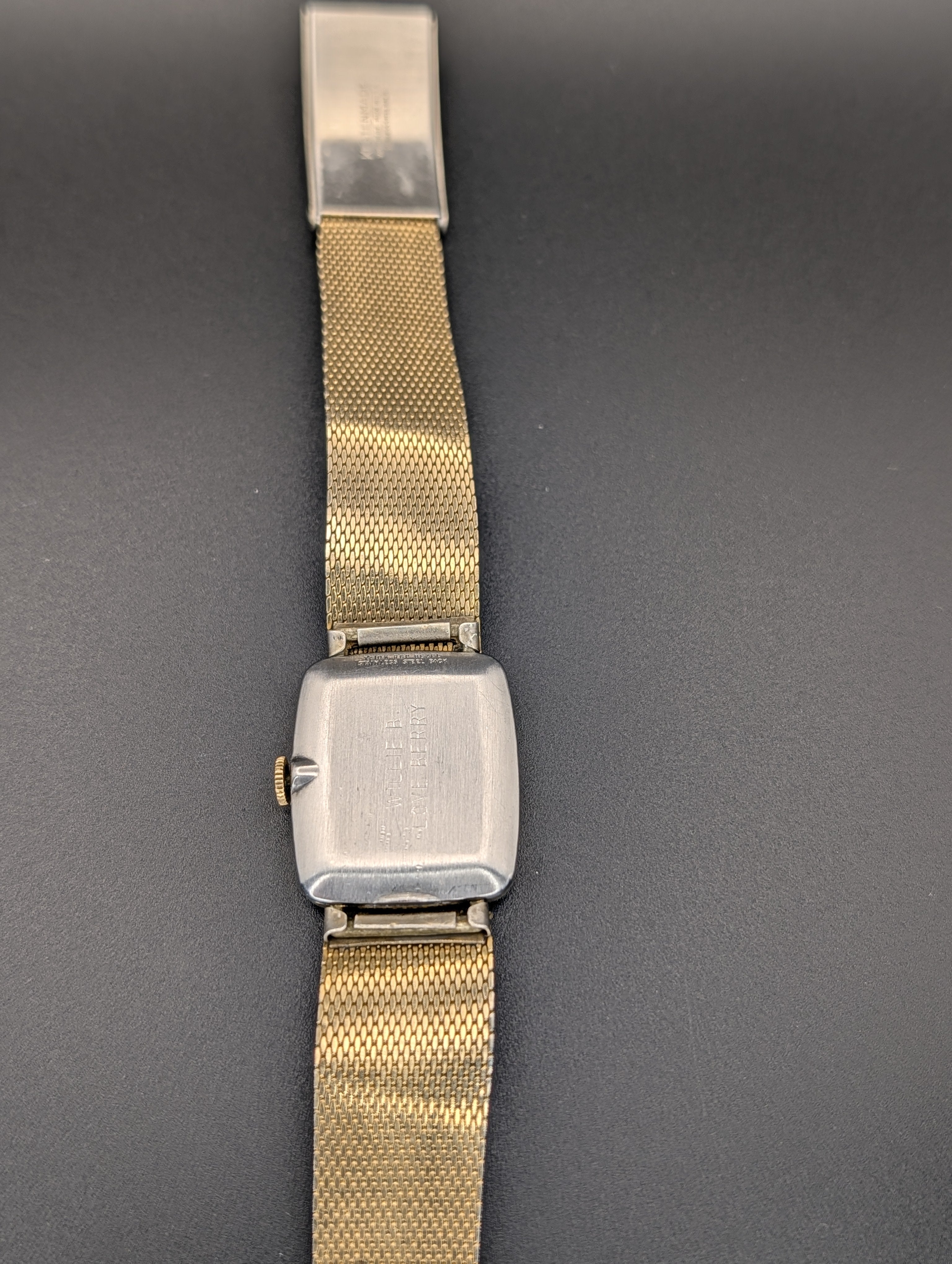 Wittnauer (1960s) Diamond Dial Mechanical Vintage Watch in 10k Yellow Gold Filled